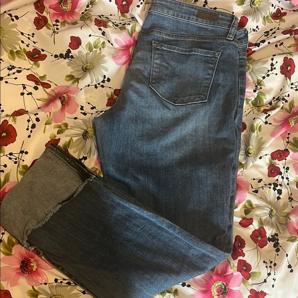 Kut from the Kloth Dark Wash Straight Leg Jeans